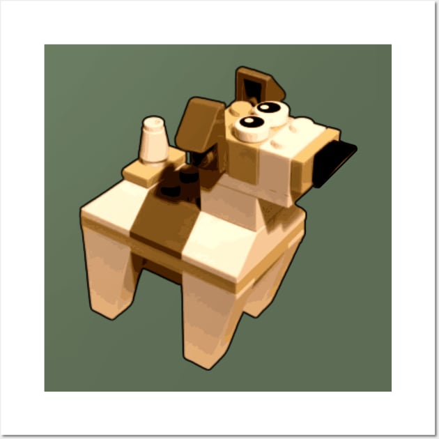 Brick Creations - Dog Wall Art by druscilla13